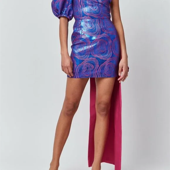 aje black mini dress Clay Belted Mini Dress